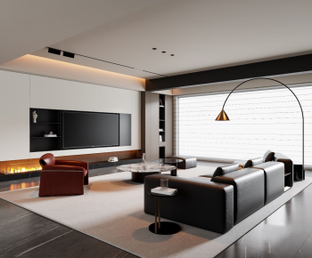 Modern A Living Room-ID:917599214