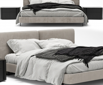 Modern Double Bed-ID:116109833