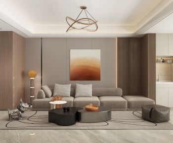 Modern A Living Room-ID:465419311