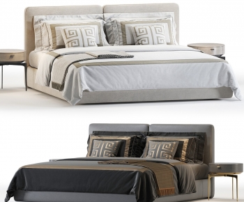 Modern Double Bed-ID:199518927