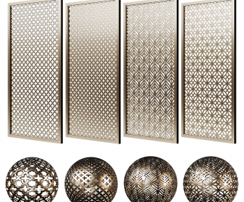 Modern Metal Screen Partition-ID:828056103