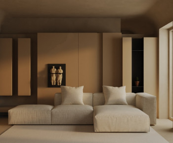 Wabi-sabi Style A Living Room-ID:191453935