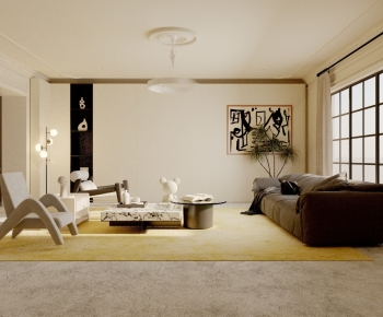 Modern A Living Room-ID:617661954