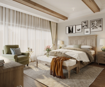 American Style Bedroom-ID:930383924