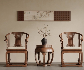 New Chinese Style Lounge Chair-ID:224323036