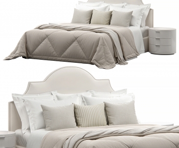 Modern Double Bed-ID:609889983