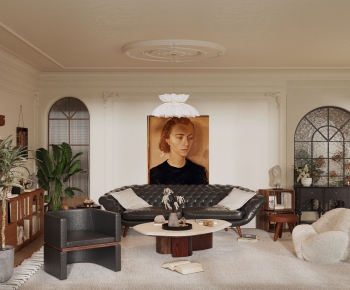 French Style A Living Room-ID:253004075