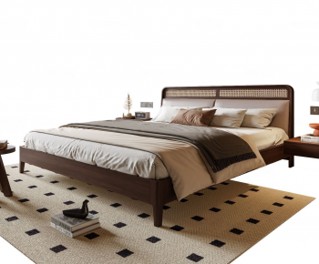 Modern Double Bed-ID:825983051