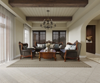 American Style A Living Room-ID:497039084