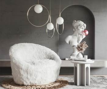 Modern Single Sofa-ID:372545963