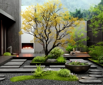 Modern Courtyard/landscape-ID:787002097
