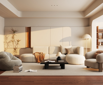 Modern A Living Room-ID:808140996