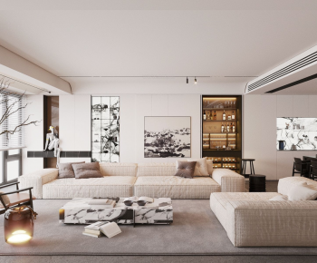 Modern A Living Room-ID:374581102