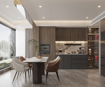 Modern Dining Room-ID:694451093