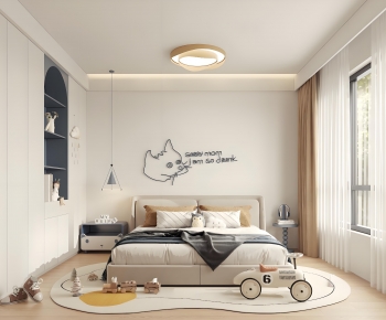Modern Boy's Room And Son's Room-ID:694808968