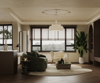 French Style A Living Room-ID:403974069