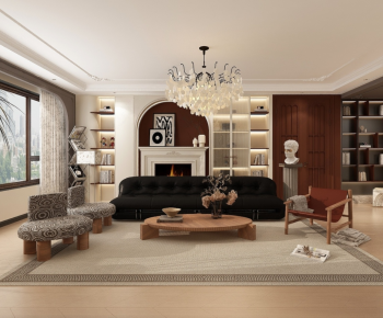 French Style A Living Room-ID:954763892