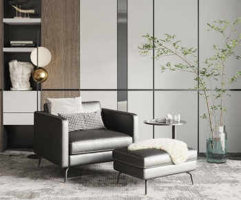 Modern Single Sofa-ID:324773073