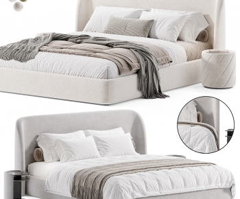 Modern Double Bed-ID:525141956