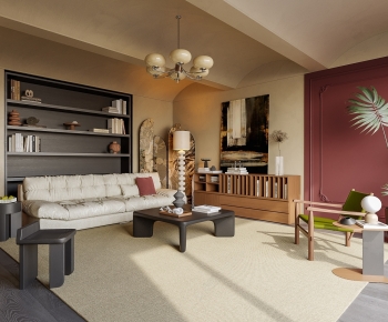 Modern A Living Room-ID:124499877