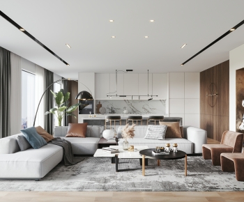 Modern A Living Room-ID:953144073