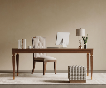 Modern Computer Desk And Chair-ID:793889058