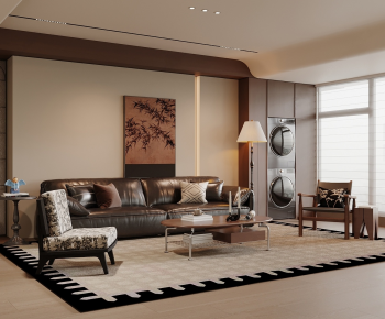 Modern A Living Room-ID:729401115