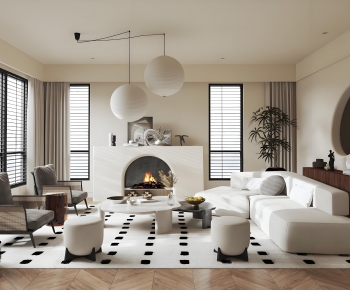 Modern A Living Room-ID:581052065