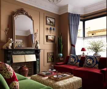 French Style A Living Room-ID:947366008