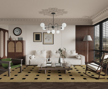 French Style A Living Room-ID:270071034