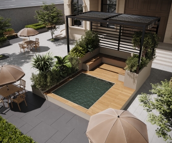 Modern Courtyard/landscape-ID:515736102