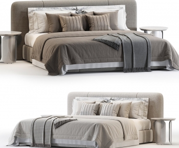 Modern Double Bed-ID:278322948