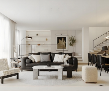 Modern A Living Room-ID:890331037