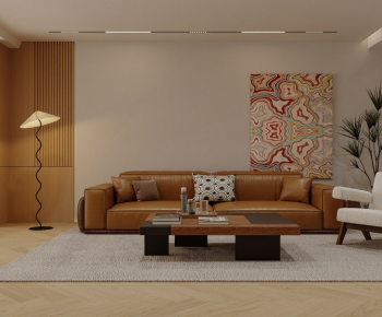 Modern A Living Room-ID:738617909