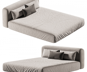 Modern Double Bed-ID:684156897