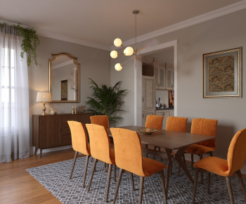 American Style Dining Room-ID:947680568