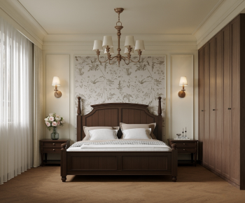 American Style Bedroom-ID:574131017