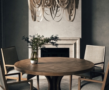 Modern Dining Table And Chairs-ID:455974106