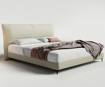 Modern Double Bed-ID:343323957