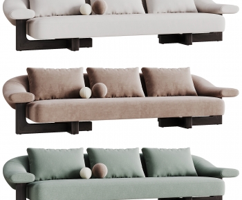 Modern Three-seat Sofa-ID:127866981