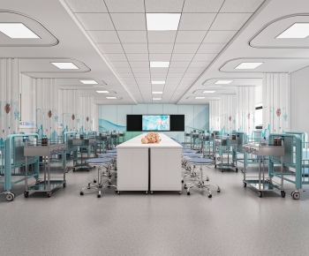 Modern School Classrooms-ID:582114932