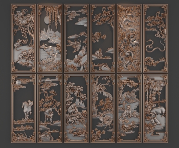 Chinese Style Wall Decoration-ID:371151079