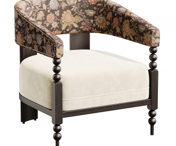 French Style Single Sofa-ID:935024987