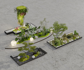 New Chinese Style Plant Landscaping-ID:301284075