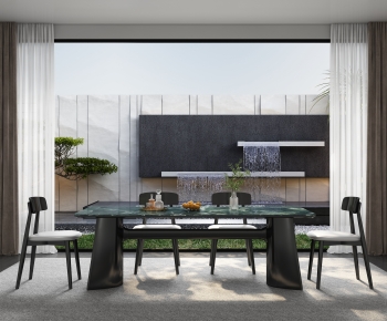 Modern Dining Table And Chairs-ID:750883105