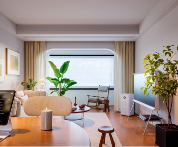 Modern A Living Room-ID:619214068