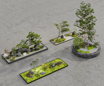 New Chinese Style Plant Landscaping-ID:208091976