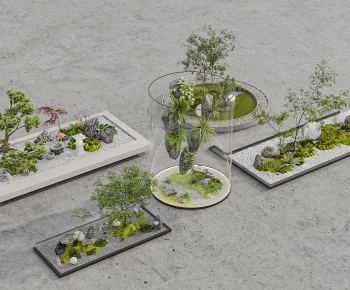 New Chinese Style Plant Landscaping-ID:448652985