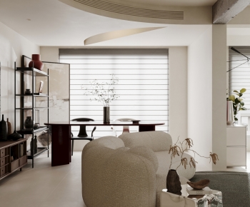 Modern A Living Room-ID:745985037