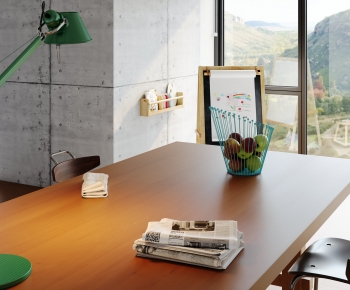 Modern Dining Table And Chairs-ID:545042994